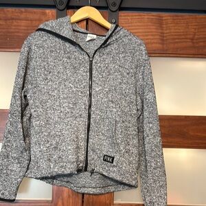 PINK Victoria's Secret Gray Zip-Up Hoodie